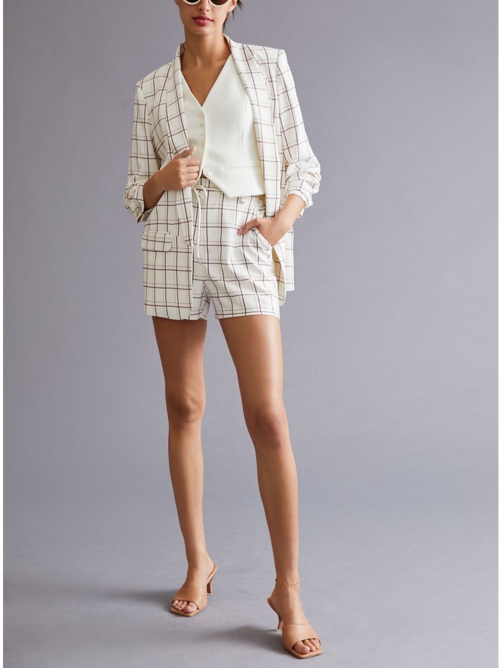 Anthropologie x Mare Mare Blazer and Shorts Set